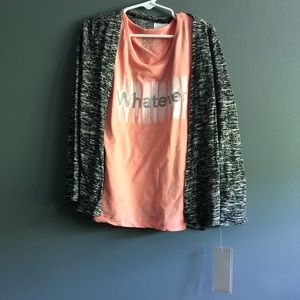 P.S. by Aeropostale Whatever Tank & Cardigan Set